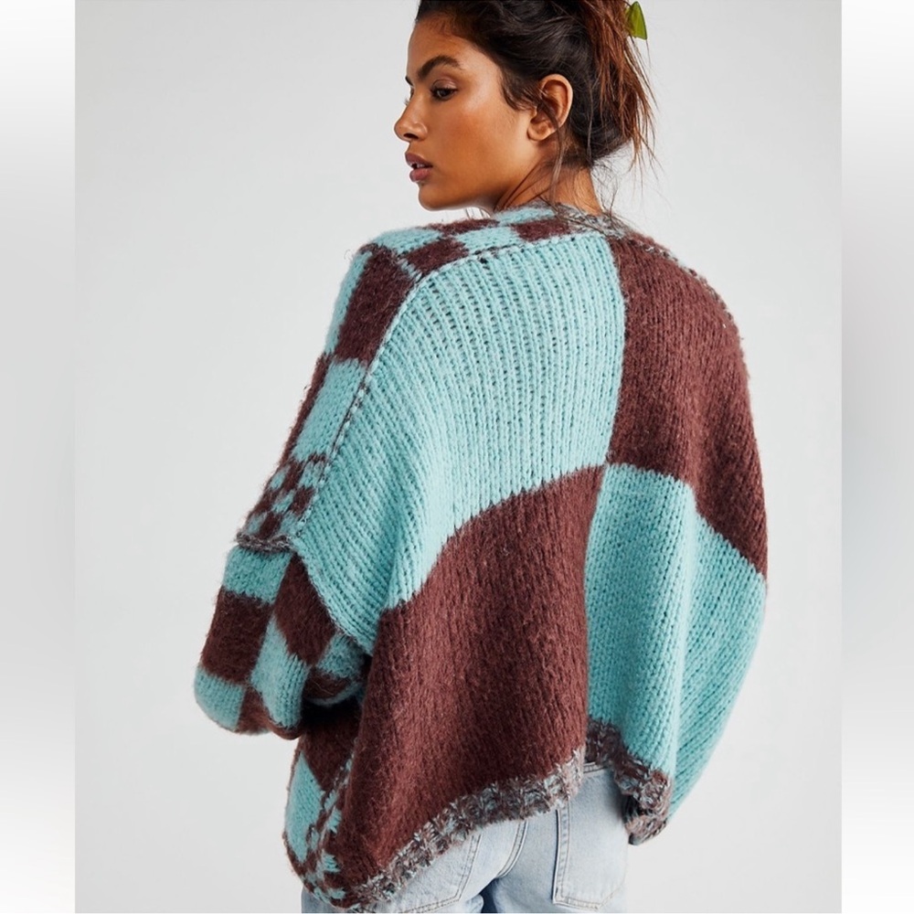 Free People | Aldrin Checkered Cardigan | XS/S - Picture 3 of 16